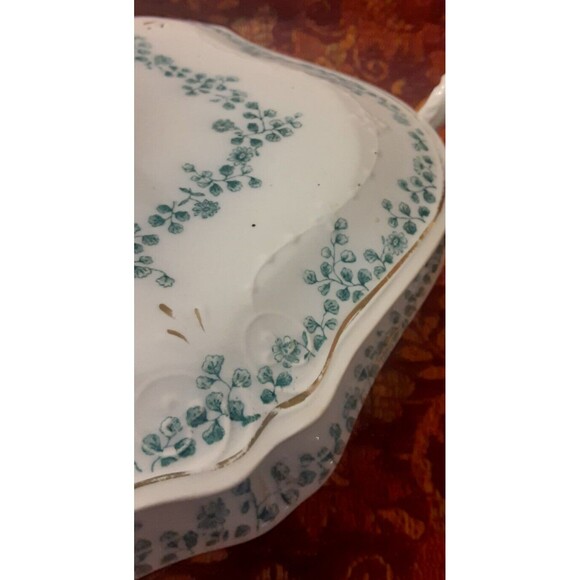 Antique Lidded Oval Tureen WH Grindley & Co Flow Blue Aldine Pattern - Picture 6 of 12